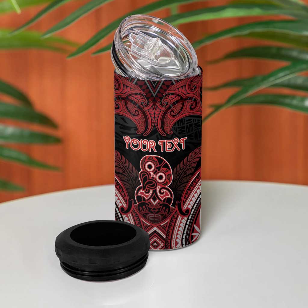 Personalised New Zealand Waitangi Day 4 in 1 Can Cooler Tumbler Te Tiriti O Waitangi 1840 DT05 - Polynesian Pride