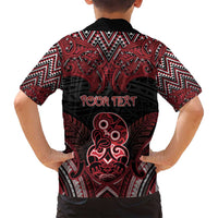 Personalised New Zealand Waitangi Day Family Matching Puletasi and Hawaiian Shirt Te Tiriti O Waitangi 1840 DT05 - Polynesian Pride