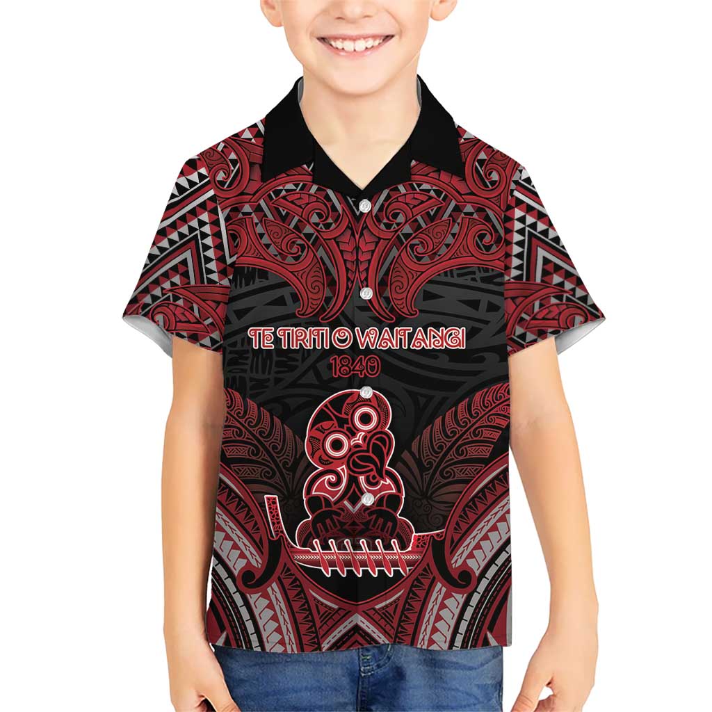 Personalised New Zealand Waitangi Day Hawaiian Shirt Te Tiriti O Waitangi 1840 - Polynesian Pride
