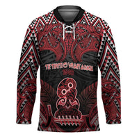 Personalised New Zealand Waitangi Day Hockey Jersey Te Tiriti O Waitangi 1840 - Polynesian Pride