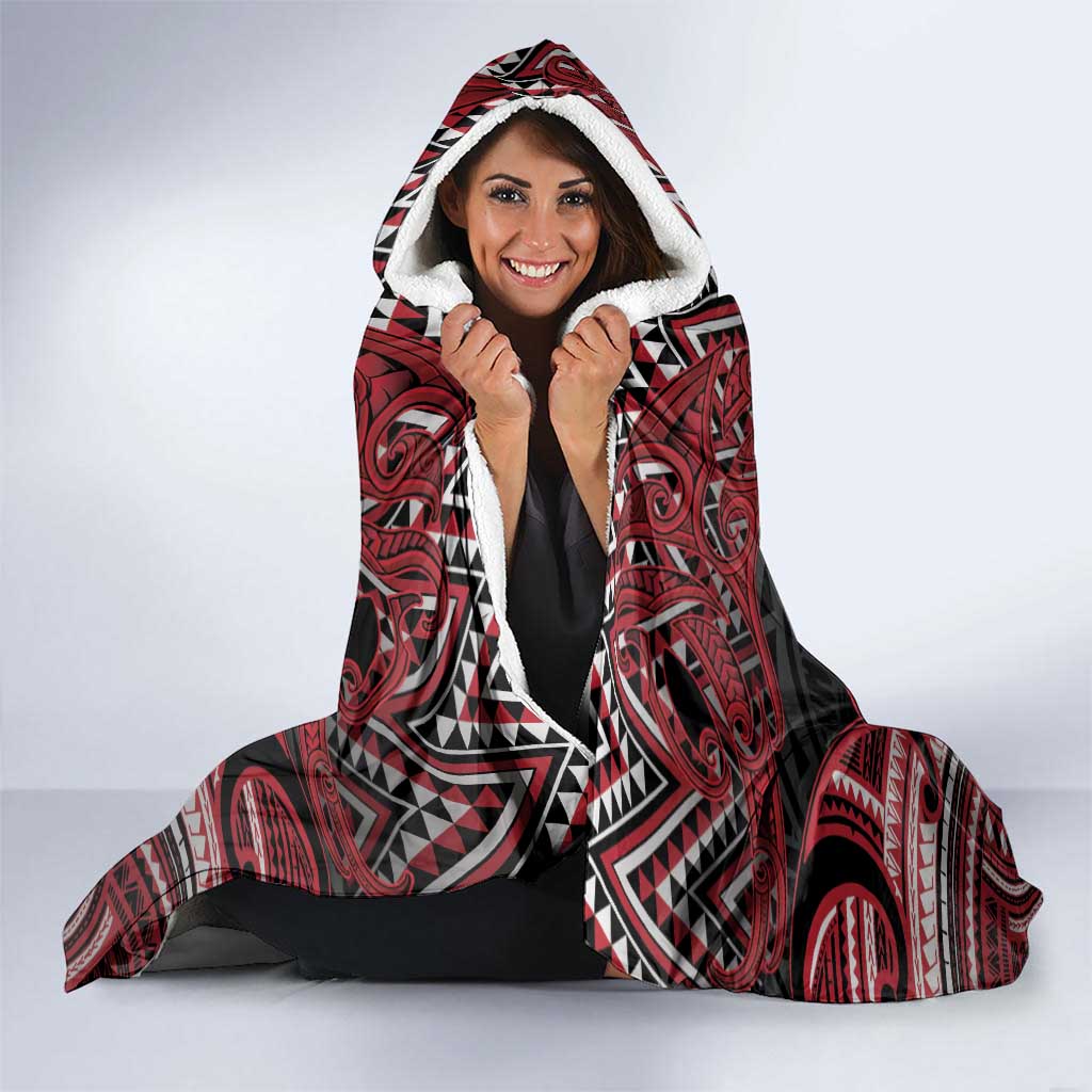 New Zealand Waitangi Day Hooded Blanket Te Tiriti O Waitangi 1840 DT05 - Polynesian Pride