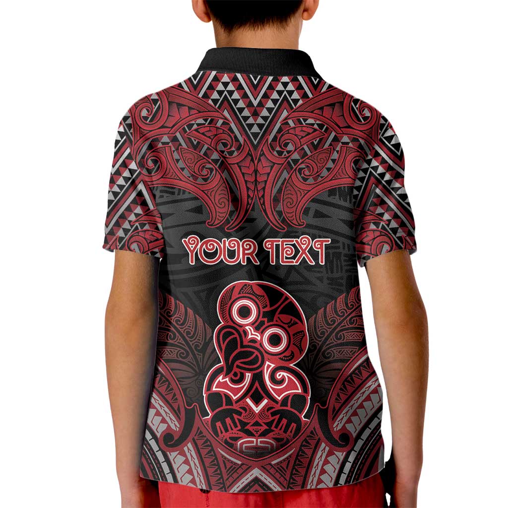 Personalised New Zealand Waitangi Day Kid Polo Shirt Te Tiriti O Waitangi 1840 DT05 - Polynesian Pride