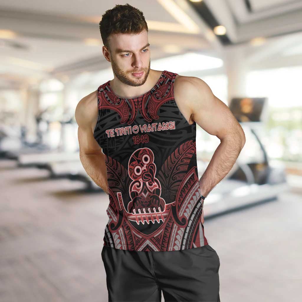 Personalised New Zealand Waitangi Day Men Tank Top Te Tiriti O Waitangi 1840 - Polynesian Pride