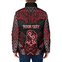 Personalised New Zealand Waitangi Day Padded Jacket Te Tiriti O Waitangi 1840 - Polynesian Pride