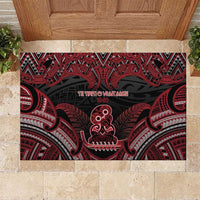 New Zealand Waitangi Day Rubber Doormat Te Tiriti O Waitangi 1840 - Polynesian Pride