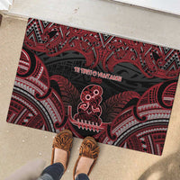New Zealand Waitangi Day Rubber Doormat Te Tiriti O Waitangi 1840 - Polynesian Pride