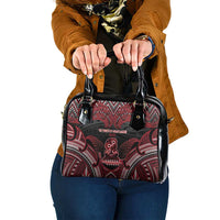 New Zealand Waitangi Day Shoulder Handbag Te Tiriti O Waitangi 1840 - Polynesian Pride