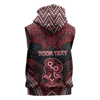 Personalised New Zealand Waitangi Day Sleeveless Hoodie Te Tiriti O Waitangi 1840 DT05 - Polynesian Pride