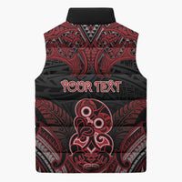 Personalised New Zealand Waitangi Day Sleeveless Puffer Jacket Te Tiriti O Waitangi 1840 DT05 - Polynesian Pride