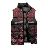 Personalised New Zealand Waitangi Day Sleeveless Puffer Jacket Te Tiriti O Waitangi 1840 DT05 - Polynesian Pride