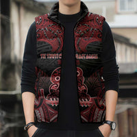 Personalised New Zealand Waitangi Day Sleeveless Puffer Jacket Te Tiriti O Waitangi 1840 DT05 - Polynesian Pride