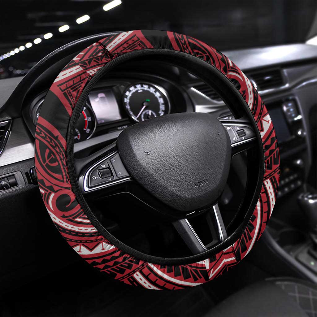 New Zealand Waitangi Day Steering Wheel Cover Te Tiriti O Waitangi 1840 - Polynesian Pride