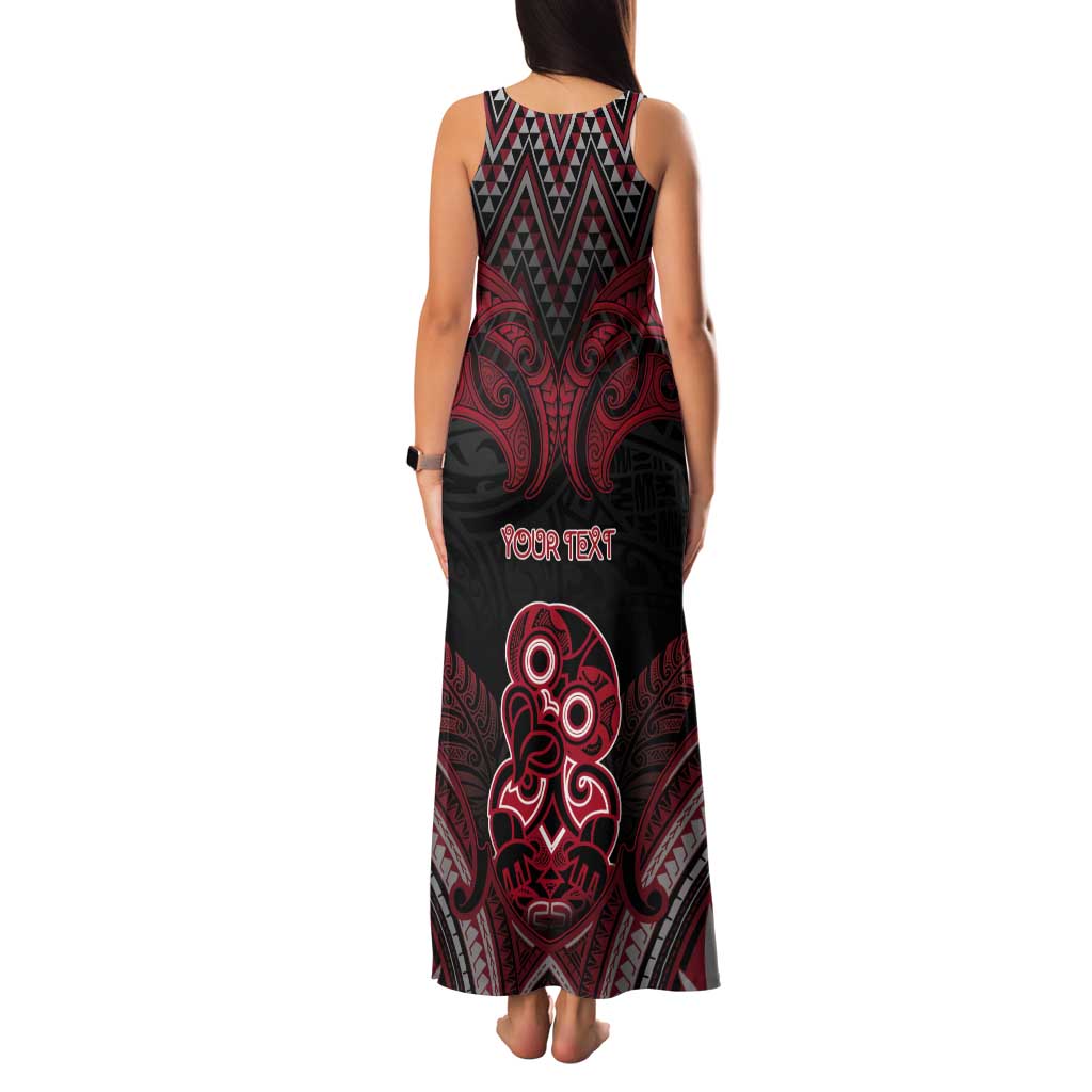 Personalised New Zealand Waitangi Day Tank Maxi Dress Te Tiriti O Waitangi 1840 DT05 - Polynesian Pride