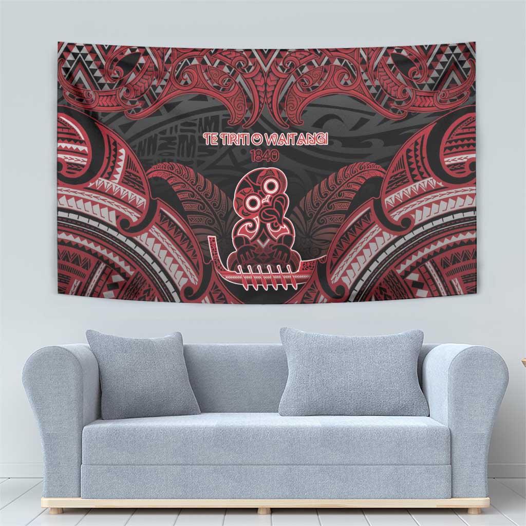 New Zealand Waitangi Day Tapestry Te Tiriti O Waitangi 1840 - Polynesian Pride