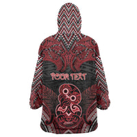 Personalised New Zealand Waitangi Day Wearable Blanket Hoodie Te Tiriti O Waitangi 1840 DT05 - Polynesian Pride