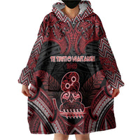Personalised New Zealand Waitangi Day Wearable Blanket Hoodie Te Tiriti O Waitangi 1840 DT05 - Polynesian Pride