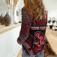Personalised New Zealand Waitangi Day Women Casual Shirt Te Tiriti O Waitangi 1840 DT05 - Polynesian Pride