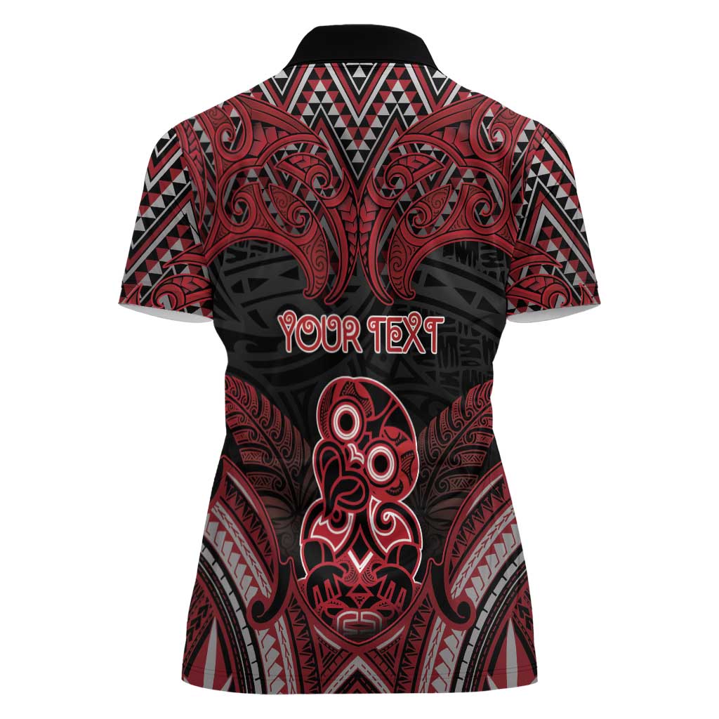 Personalised New Zealand Waitangi Day Women Polo Shirt Te Tiriti O Waitangi 1840 DT05 - Polynesian Pride