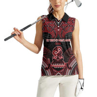 Personalised New Zealand Waitangi Day Women Sleeveless Polo Shirt Te Tiriti O Waitangi 1840 DT05 - Polynesian Pride