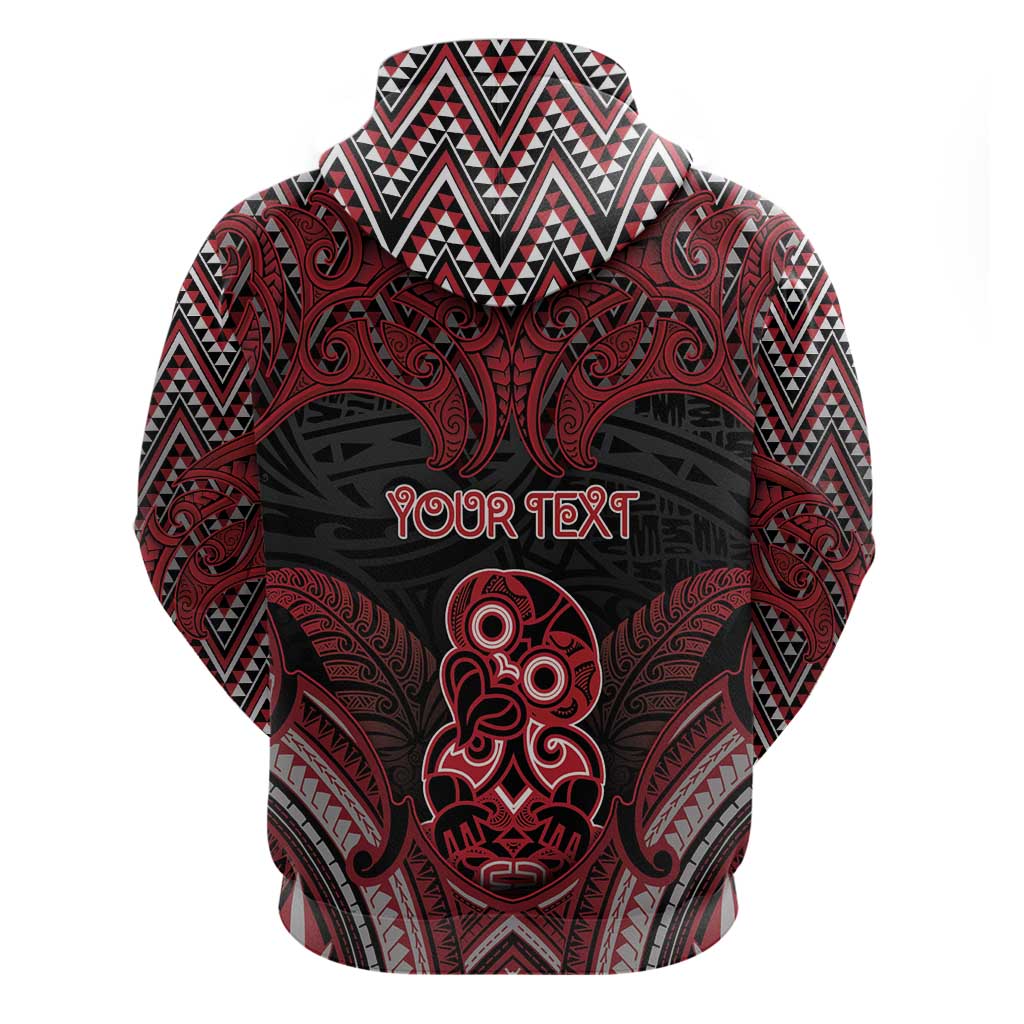 Personalised New Zealand Waitangi Day Zip Hoodie Te Tiriti O Waitangi 1840 - Polynesian Pride
