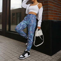 Federated States of Micronesia Merry Christmas Jogger Pants Pacific Patchwork Xmas Vibes LT9 - Polynesian Pride