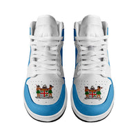 Fiji High Sneakers AJ1 Coat Of Arms Flag Inspired LT05 - Polynesian Pride