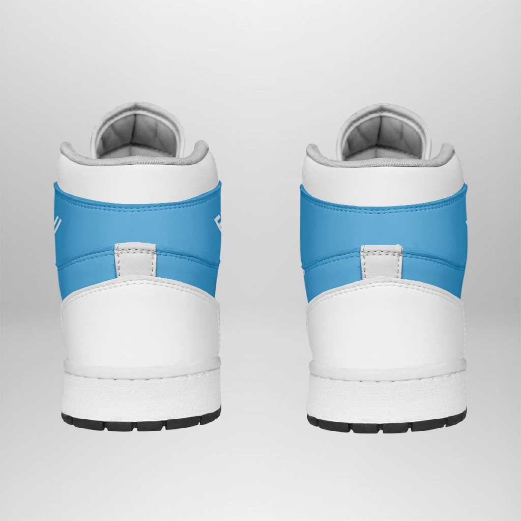 Fiji High Sneakers AJ1 Coat Of Arms Flag Inspired LT05 - Polynesian Pride