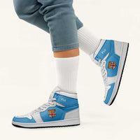 Fiji High Sneakers AJ1 Coat Of Arms Flag Inspired LT05 - Polynesian Pride