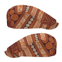 Fiji Marau na Kerisimasi Jeff Hat Gold Tapa Masi Inspired Christmas - Polynesian Pride