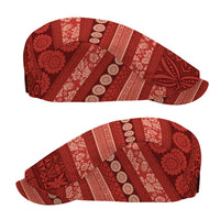Fiji Marau na Kerisimasi Jeff Hat Red Tapa Masi Inspired Christmas - Polynesian Pride