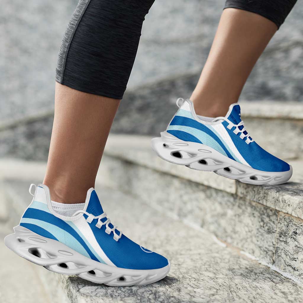 FSM Yap Clunky Sneakers Flag-Inspired Curve Style