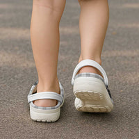 Gray Hawaii Palaka Clogs Shoes Hawaiian Honohono Lei