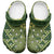 Green Aloha Hawaii Clogs Shoes Hawaiian Kakau Ohia Lehua Lei - Polynesian Pride