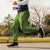 Green Gradient Polynesia Jogger Pants Hawaiian Tribal Hammerhead Shark Tattoo - Polynesian Pride