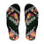 Green Polynesia Flip Flops Plumeria Hibiscus Tropical Vibes - Polynesian Pride