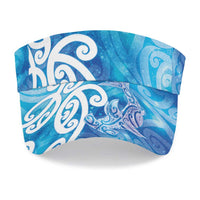 Hammerhead Shark Tattoo New Zealand Sun Visor Cap Maori Galaxy Mangopare Pattern LT14 - Polynesian Pride