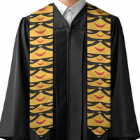 Hawaii Ahu Ula Inspired Graduation Stole Black Version