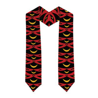 Hawaii Ahu Ula Inspired Graduation Stole Red Version