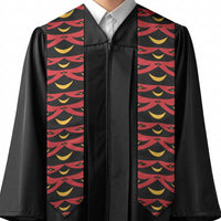 Hawaii Ahu Ula Inspired Graduation Stole Red Version
