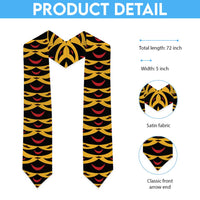 Hawaii Ahu Ula Inspired Graduation Stole Yellow Version