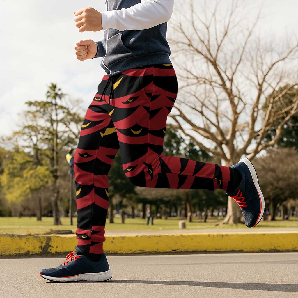 Hawaii Ahu Ula Inspired Jogger Pants Red Version LT05 - Polynesian Pride