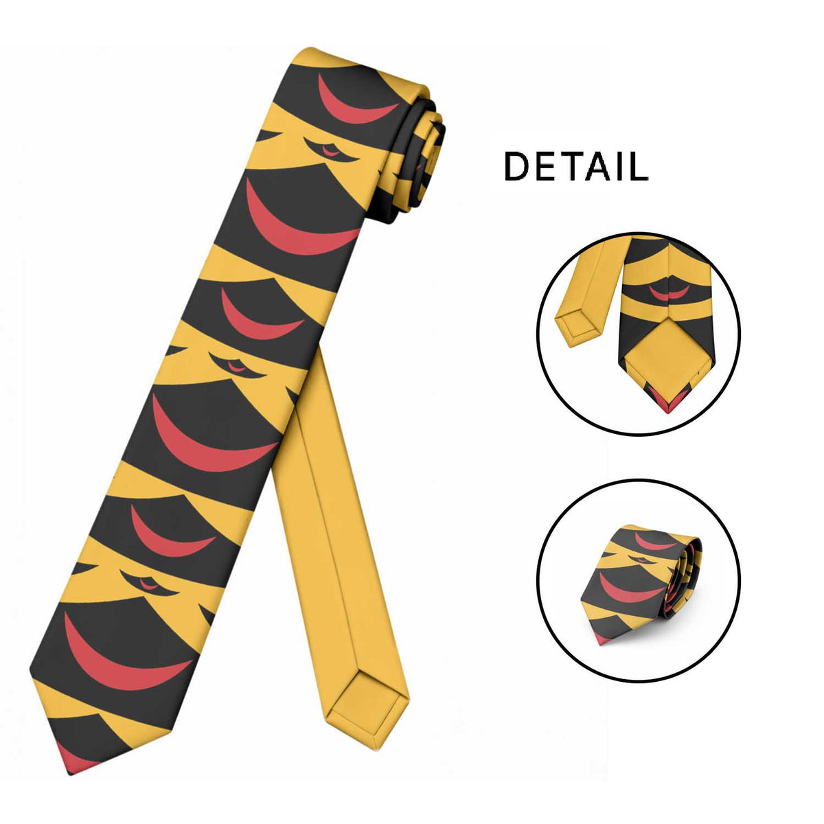 Hawaii Ahu Ula Inspired Neck Tie Yellow Version