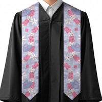 Hawaii Anthurium Tiare Pikake Lei Graduation Stole Poni Lauhala Art Pattern