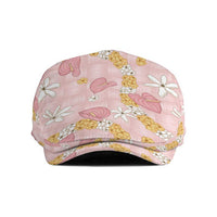 Hawaii Anthurium Tiare Pikake Lei Jeff Hat Akala Lauhala Art Pattern