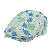 Hawaii Anthurium Tiare Pikake Lei Jeff Hat Omaomao Lauhala Art Pattern