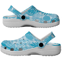 Hawaii Breadfruit Palaka Clogs Shoes Polu Maile Lei - Polynesian Pride