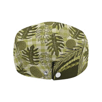 Hawaii Breadfruit Palaka Jeff Hat Omaomao Maile Lei - Polynesian Pride