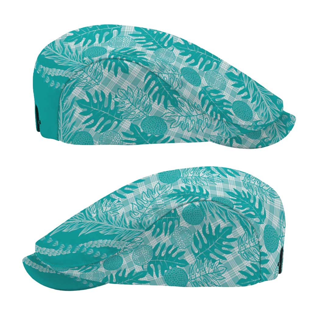 Hawaii Breadfruit Palaka Jeff Hat Polu Opal Maile Lei - Polynesian Pride