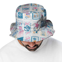 Hawaii Coastal Summer Postcard Bucket Hat LT01 - Polynesian Pride
