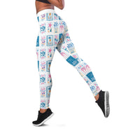 Hawaii Coastal Summer Postcard Leggings LT01 Multicolor - Polynesian Pride